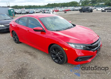 2021 Honda Civic Sport z USA, uszkodzony, nr VIN 2HGFC2F85MH516593
